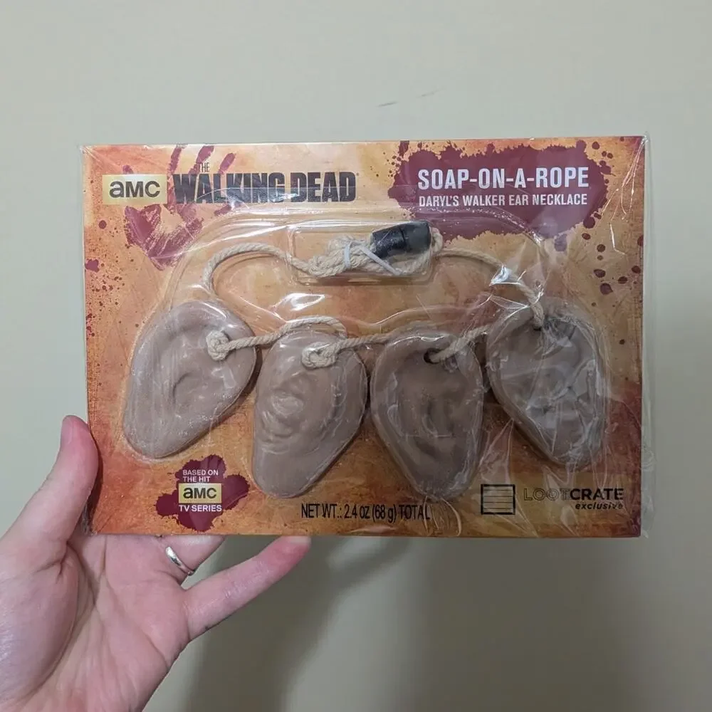 The Walking Dead Soap-On-A-Rope Daryl Walker's Ear Necklace